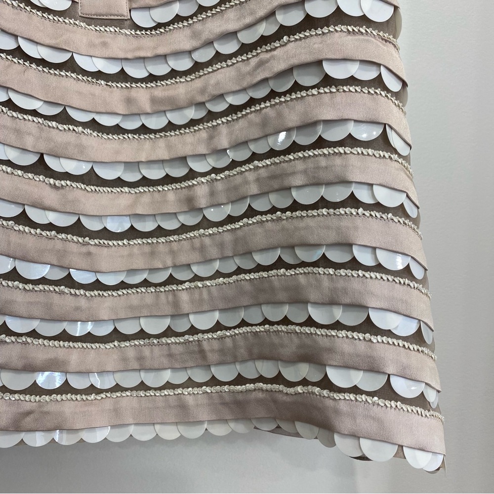 Emporio Armani silk top with beads